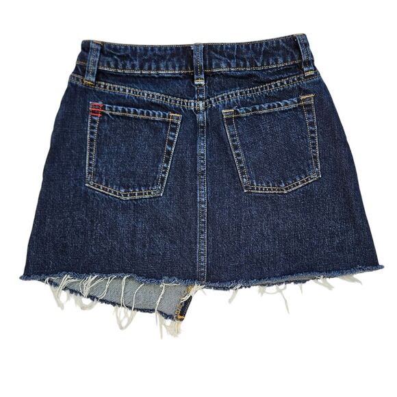 BDG Asymmetrical Denim Mini Skirt, Urban Outfitters, XS, Good Used Condition GUC - Picture 5 of 8